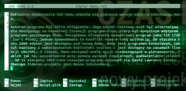 Edytor Nano