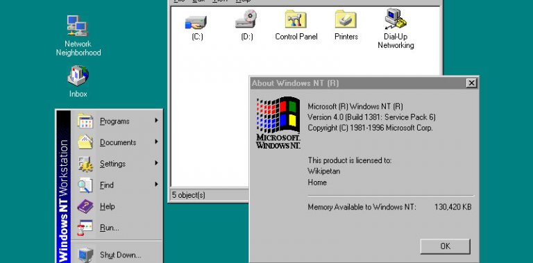 Windows NT 4.0