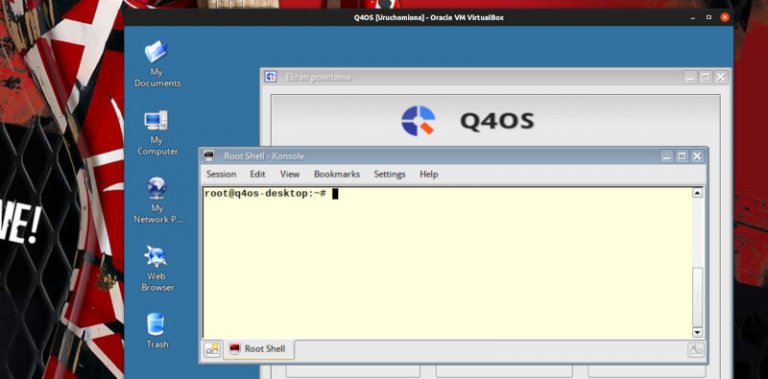 VirtualBox: Q4OS