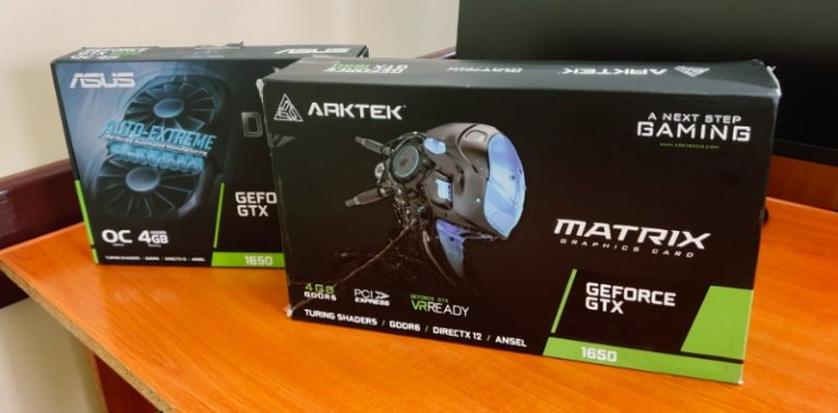 Test karty Arktek GTX 1650