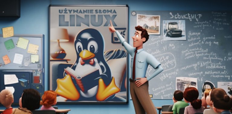 Używanie słowa Linux